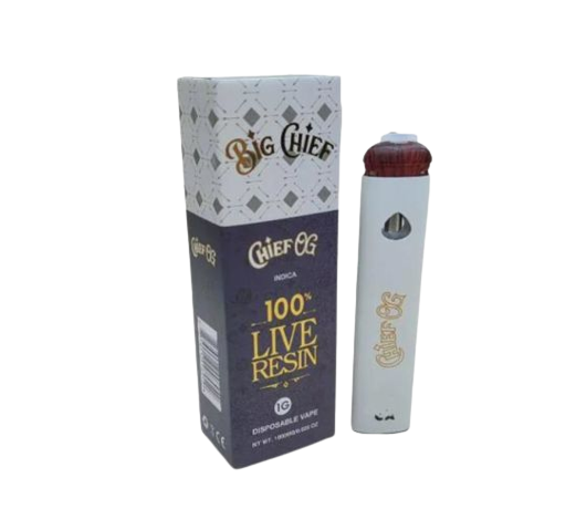 BIG CHIEF LIVE RESIN DISPOSABLE *authenticated*