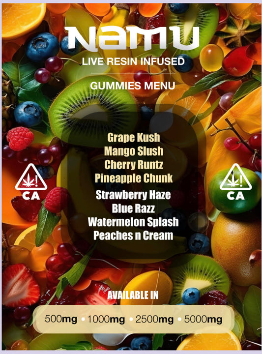 NAMU LIVE RES  5000MG GUMMIES